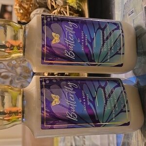 2 New Bath & Body Works Butterfly Body Lotion - Beautiful Scent